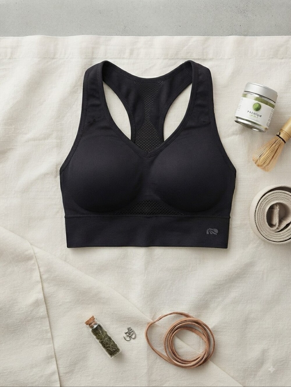 Marika Black Sports Bra Size Small